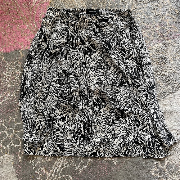 Who What Wear sz 12 fern print skirt - Picture 2 of 4
